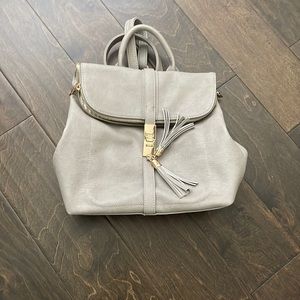 Gray backpack